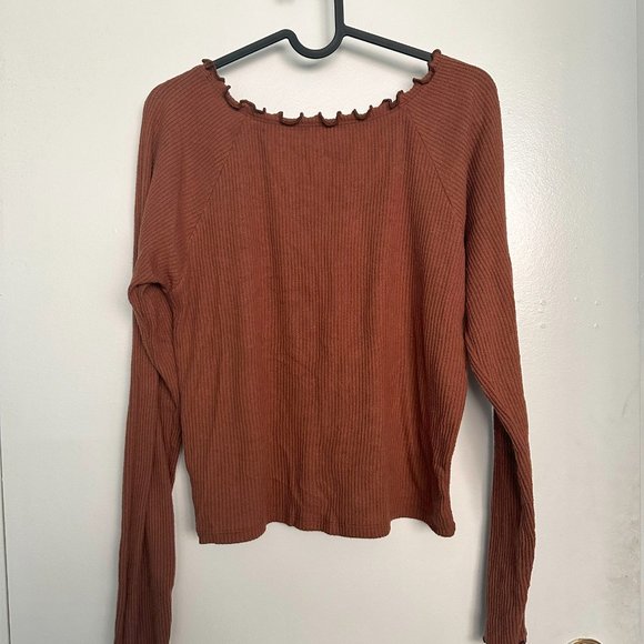 Long Sleeve Henley Top from American Eagle. Great Condition, size: XL - Picture 2 of 4